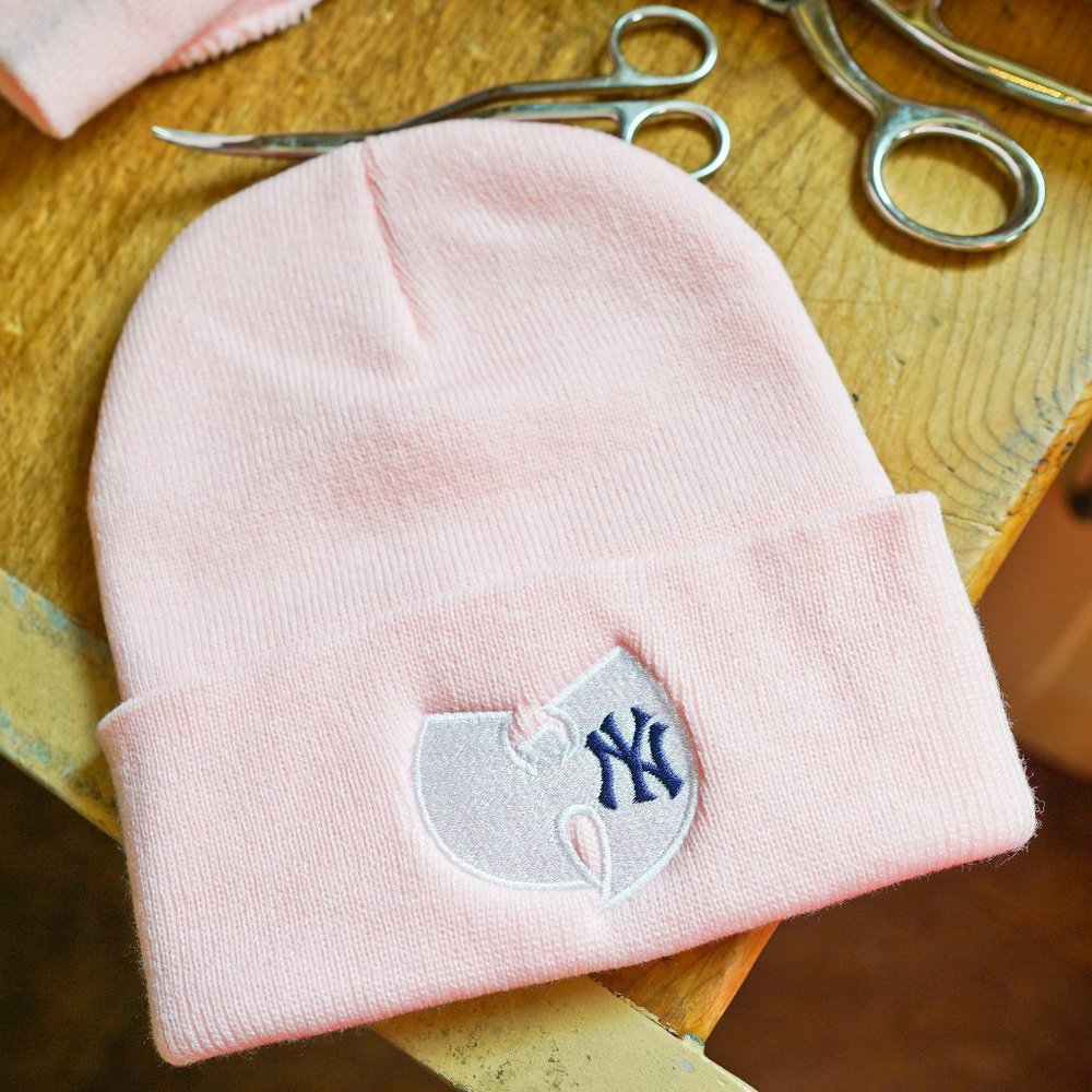 Wu Tang New York Yankees Embroidered Beanie